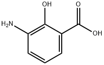 3-Aminosalicylic acid 구조식 이미지