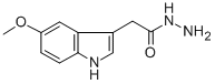 (5-METHOXY-1H-INDOL-3-YL)-아세트산히드라지드 구조식 이미지