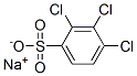 SODIUM 2,3,4-TRICHLOROBENZENESULFONATE 구조식 이미지