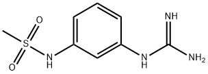 N-(3-{[amino(imino)methyl]amino}phenyl)methanesulfonamide Structure