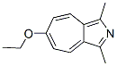 Cyclohepta[c]pyrrole, 6-ethoxy-1,3-dimethyl- (9CI) Structure