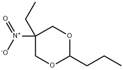 2-NITRO-2-ETHYL-1,3-PROPANEDIOLBUTYRALDEHYDEACETAL Structure