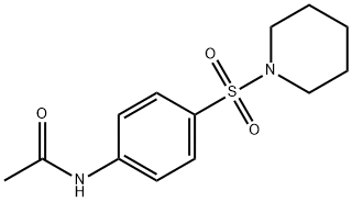 N-[4-(피페리딘-1-일술포닐)페닐]아세트아미드 구조식 이미지