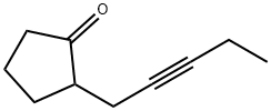 2-(pent-2-ynyl)cyclopentan-1-one Structure