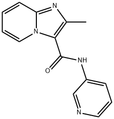 Imidazo[1,2-a]pyridine-3-carboxamide, 2-methyl-N-3-pyridinyl- (9CI) Structure