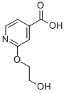 4-Pyridinecarboxylicacid,2-(2-hydroxyethoxy)-(9CI) Structure