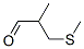 2-methyl-3-(methylthio)propionaldehyde 구조식 이미지