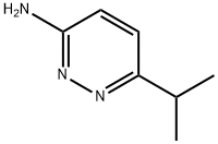 3-PYRIDAZINAMINE, 6-(1-METHYLETHYL)- Structure