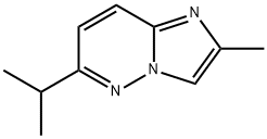 Imidazo[1,2-b]pyridazine, 2-methyl-6-(1-methylethyl)- (9CI) Structure