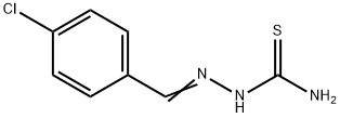 2-(4-CHLOROBENZYLIDENE)HYDRAZINE-1-CARBOTHIOAMIDE 구조식 이미지