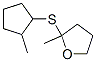 Furan, tetrahydro-2-methyl-2-[(2-methylcyclopentyl)thio]- (9CI) Structure
