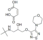 57073-55-9 3-[3-(tert-butylamino)-2-hydroxypropoxy]-4-morpholino-1,2,5-thiadiazole monomaleate