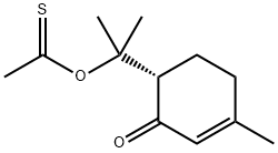 S-[1-methyl-1-(4-methyl-2-oxo-3-cyclohexen-1-yl)ethyl] ethanethioate 구조식 이미지