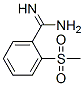 2-(Methylsulfonyl)benzamidine Structure