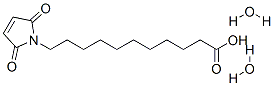 11-MALEIMIDOUNDECANOIC ACID DIHYDRATE Structure