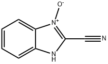 1H-Benzimidazole-2-carbonitrile,3-oxide(9CI) 구조식 이미지
