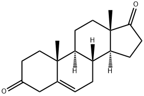 5-androstene-3,17-dione Structure