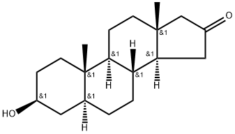 5ALPHA-ANDROSTAN-3BETA-OL-16-ONE Structure