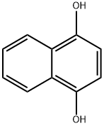 1,4-Dihydroxynaphthalene Structure