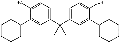 2,2-BIS(3-CYCLOHEXYL-4-HYDROXYPHENYL)PROPANE 구조식 이미지