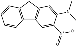 2-DIMETHYLAMINO-3-NITROFLUORENE Structure