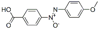 Benzoic acid, 4-((4-methoxyphenyl)azoxy)- Structure