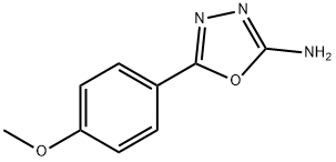 2-AMINO-5-(4-METHOXYPHENYL)-1,3,4-OXADIAZOLE 구조식 이미지
