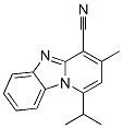 Pyrido[1,2-a]benzimidazole-4-carbonitrile, 3-methyl-1-(1-methylethyl)- (9CI) 구조식 이미지
