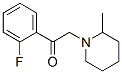 Ethanone,1-(2-fluorophenyl)-2-(2-methyl-1-piperidinyl)-(9CI) 구조식 이미지