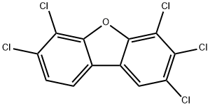 2,3,4,6,7-PENTACHLORODIBENZOFURAN Structure