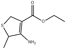 3-Thiophenecarboxylicacid,4-amino-2,5-dihydro-5-methyl-,ethylester(9CI) Structure