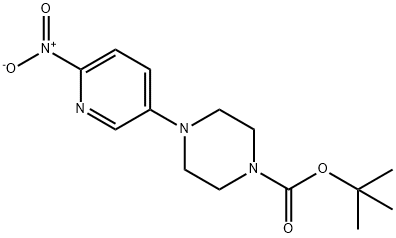 1-BOC-4-(6-니트로피리딘-3-YL)피페라진 구조식 이미지