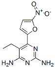 2,4-diamino-6-(5-nitrofuryl-2)-5-ethylpyrimidine Structure