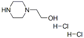 피페라진-1-에탄올이염산염 구조식 이미지