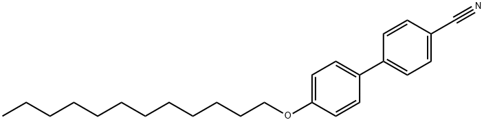 4'-(dodecyloxy)[1,1'-biphenyl]-4-carbonitrile 구조식 이미지