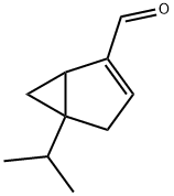 Bicyclo[3.1.0]hex-2-ene-2-carboxaldehyde, 5-(1-methylethyl)- (9CI) Structure