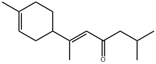 (E)-6-Methyl-2-(4-methyl-3-cyclohexen-1-yl)-2-hepten-4-one 구조식 이미지