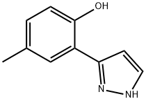 3-(2-HYDROXY-5-METHYLPHENYL)PYRAZOLE Structure