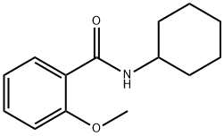 N-cyclohexyl-2-methoxybenzamide 구조식 이미지