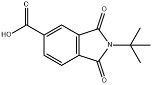 2-TERT-BUTYL-1,3-DIOXO-2,3-DIHYDRO-1 H-ISOINDOLE-5-CARBOXYLIC ACID Structure