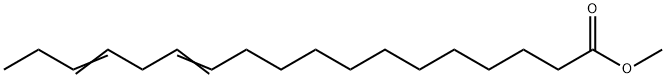 12,15-Octadecadienoic acid methyl ester Structure