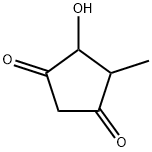 4-Hydroxy-5-methyl-1,3-cyclopentanedione Structure