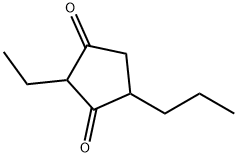 2-Ethyl-4-propyl-1,3-cyclopentanedione 구조식 이미지