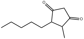 4-Methyl-5-pentyl-1,3-cyclopentanedione Structure