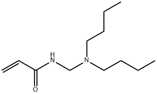 N-[(dibutylamino)methyl]acrylamide 구조식 이미지