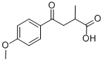 2-METHYL-4-OXO-4-(4'-METHOXYPHENYL)BUTYRIC ACID 구조식 이미지