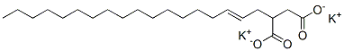 dipotassium octadec-2-enylsuccinate Structure