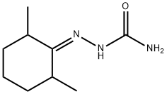 2-(2,6-Dimethylcyclohexylidene)hydrazinecarboxamide Structure