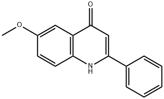 6-methoxy-2-phenyl-4-quinolone Structure