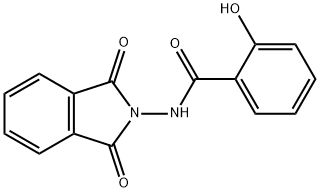 N-[2-(1,3-Dihudro-1,3-dioxo-2H-isoindolys)]2-hydroxybenzoylamide Structure